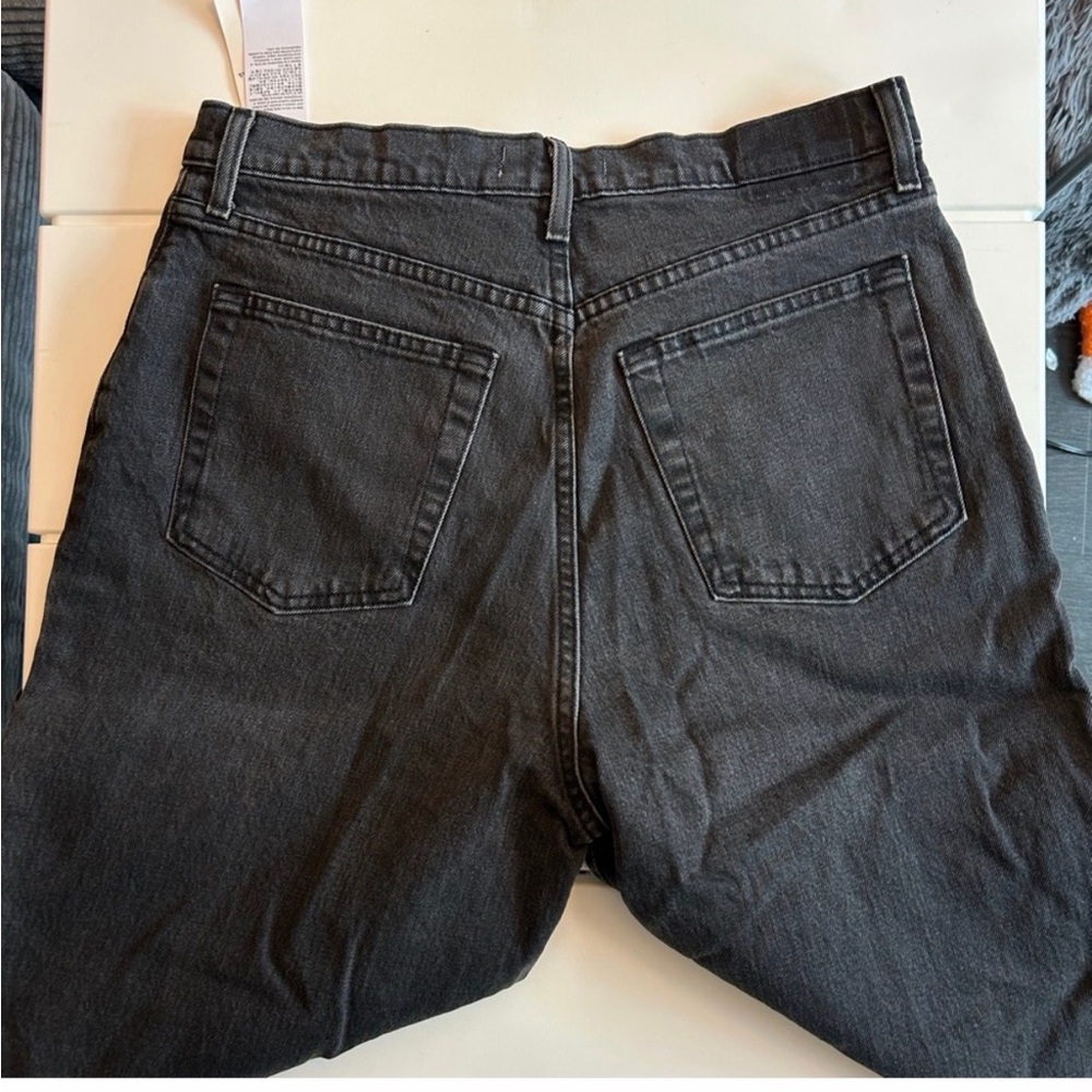 NWT Abercrombie & Fitch Curve Love 90's Straight Ultra High Rise Jean 32 X-Long - Picture 5 of 6